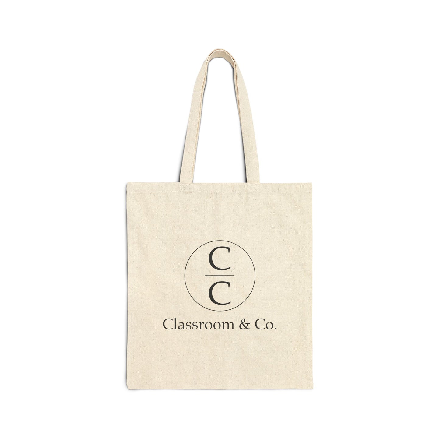 Classroom and Co Cotton Canvas Tote Bag, Eco-Friendly Bag